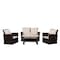 Moootto 4-Pieces PE Rattan Wicker Outdoor Patio Furniture Set TBZOKX-N12BNHY - alternate 1